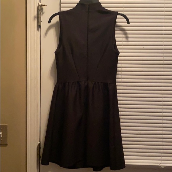 Topshop Black Mock Neck Mini - Picture 3 of 3